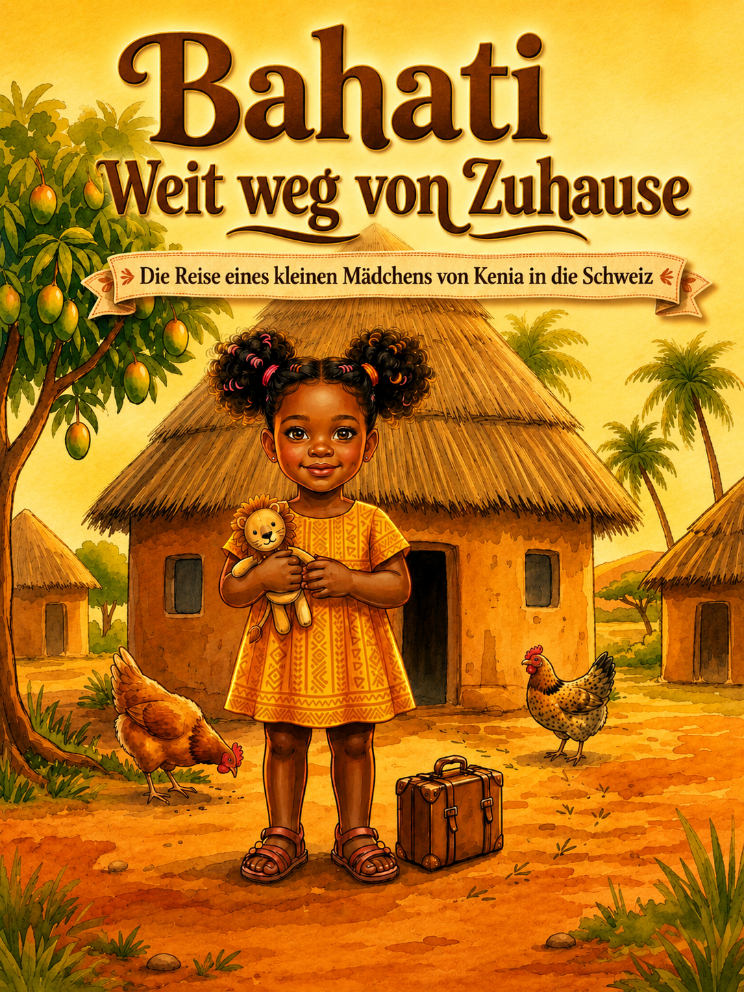 Bahati children's book cover with African storytelling artwork